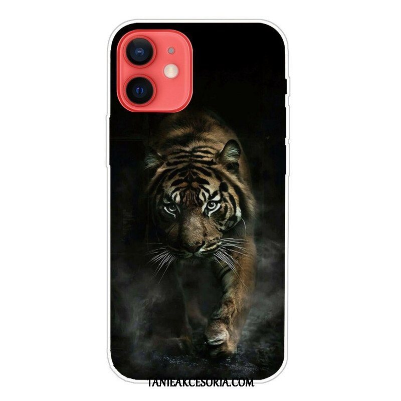 Etui do iPhone 13 Mini Elastyczny Tygrys