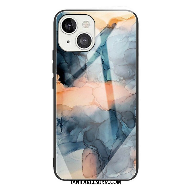 Etui do iPhone 13 Mini Marmurowe Szkło Hartowane