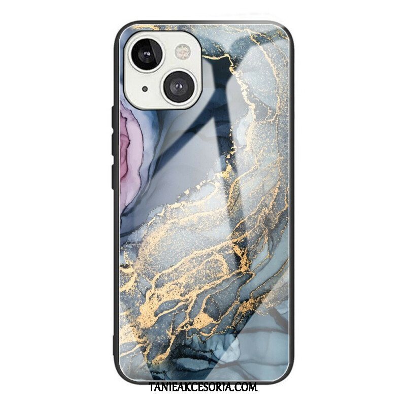 Etui do iPhone 13 Mini Marmurowe Szkło Hartowane