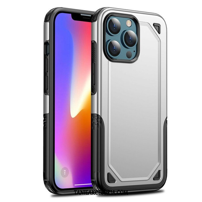 Etui do iPhone 13 Pro Efekt Metalicznego Pancerza