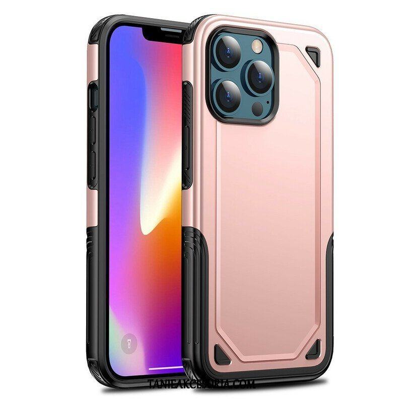 Etui do iPhone 13 Pro Efekt Metalicznego Pancerza