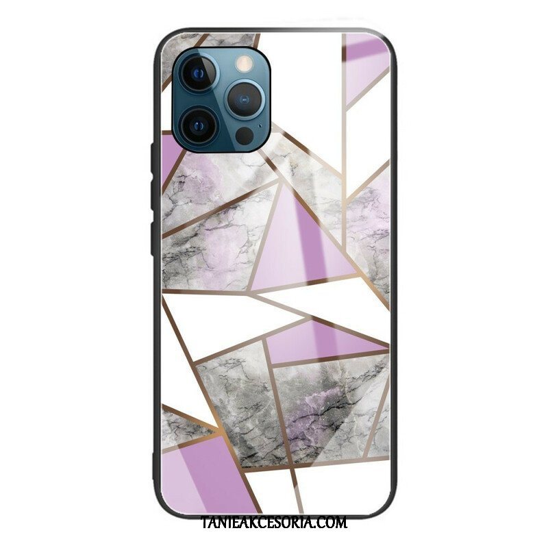 Etui do iPhone 13 Pro Geometria Marmurowe Szkło Hartowane