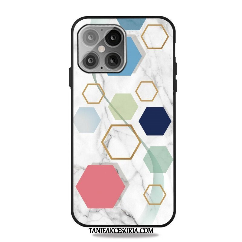 Etui do iPhone 13 Pro Geometria Marmuru