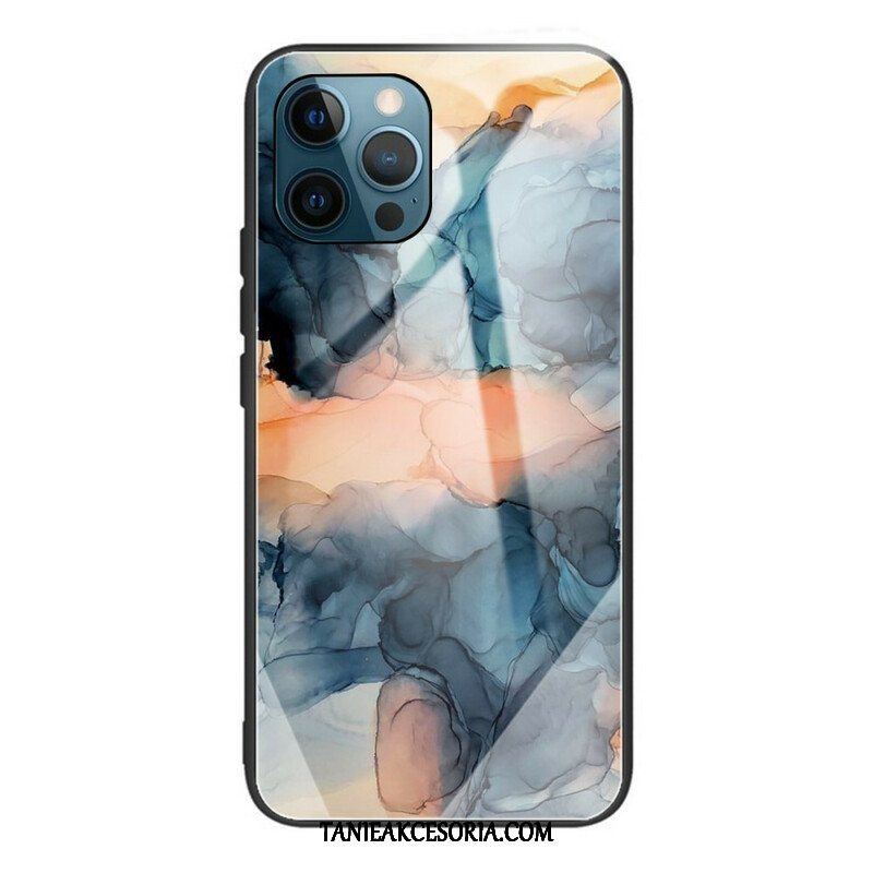 Etui do iPhone 13 Pro Marmurowe Szkło Hartowane