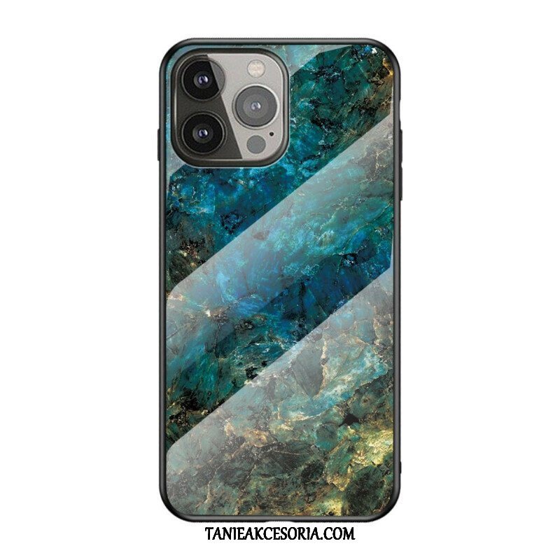 Etui do iPhone 13 Pro Szkło Hartowane W Kolorach Marmuru