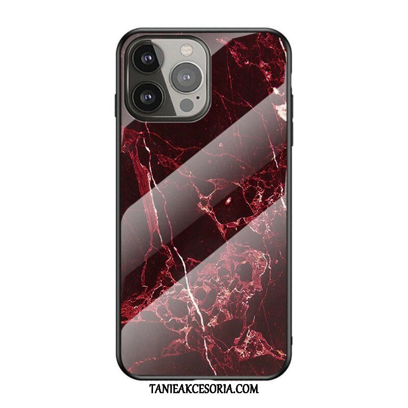 Etui do iPhone 13 Pro Szkło Hartowane W Kolorach Marmuru