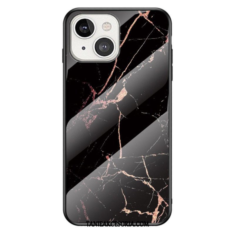 Etui do iPhone 14 Marmurowe Szkło Hartowane