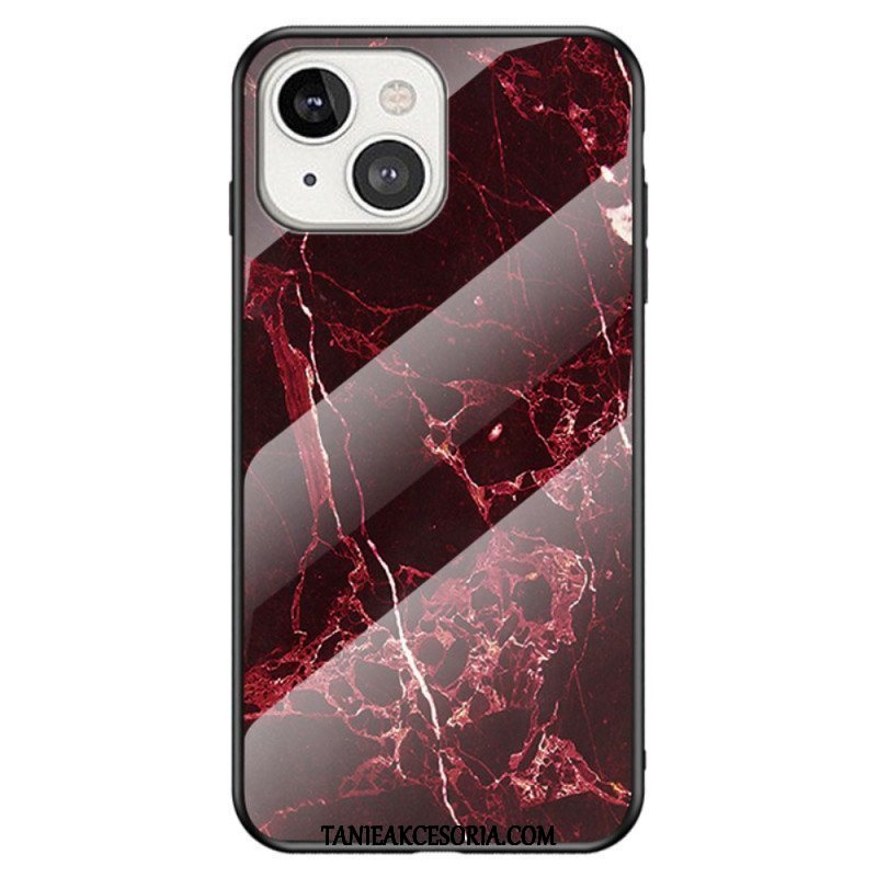 Etui do iPhone 14 Marmurowe Szkło Hartowane