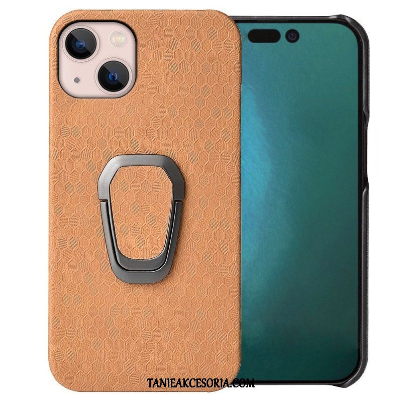 Etui do iPhone 14 Plaster Miodu Ze Wspornikiem Pierścienia