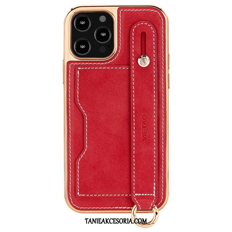 Etui do iPhone 14 Pro Etui Na Karty Z Paskiem Podtrzymującym Vietao