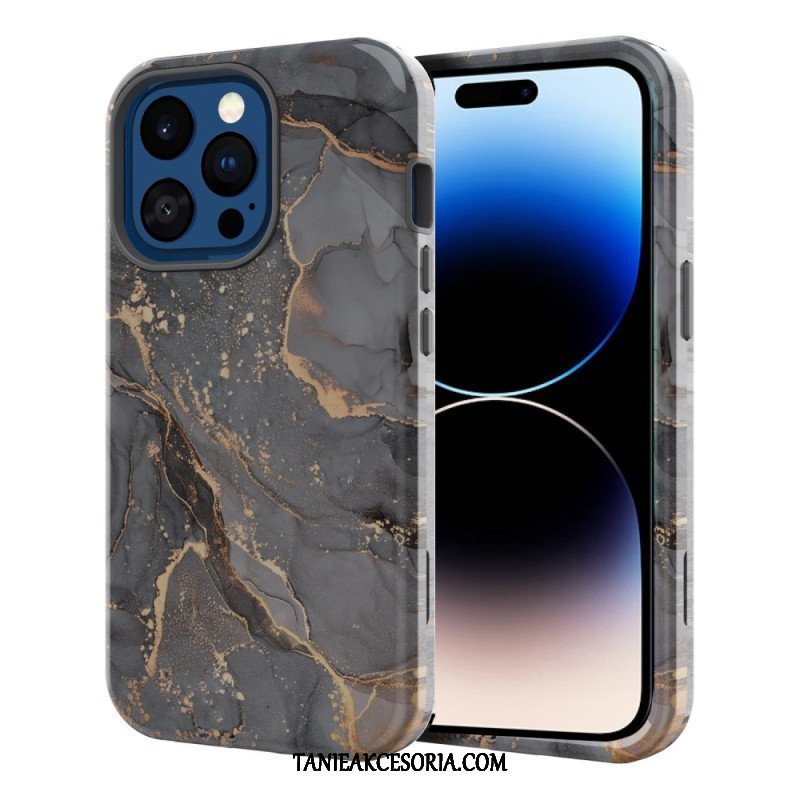 Etui do iPhone 14 Pro Luksusowy Marmur