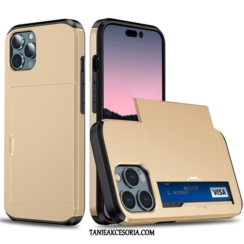 Etui do iPhone 14 Pro Max Dwa Zapinane Na Zamek Etui Na Karty