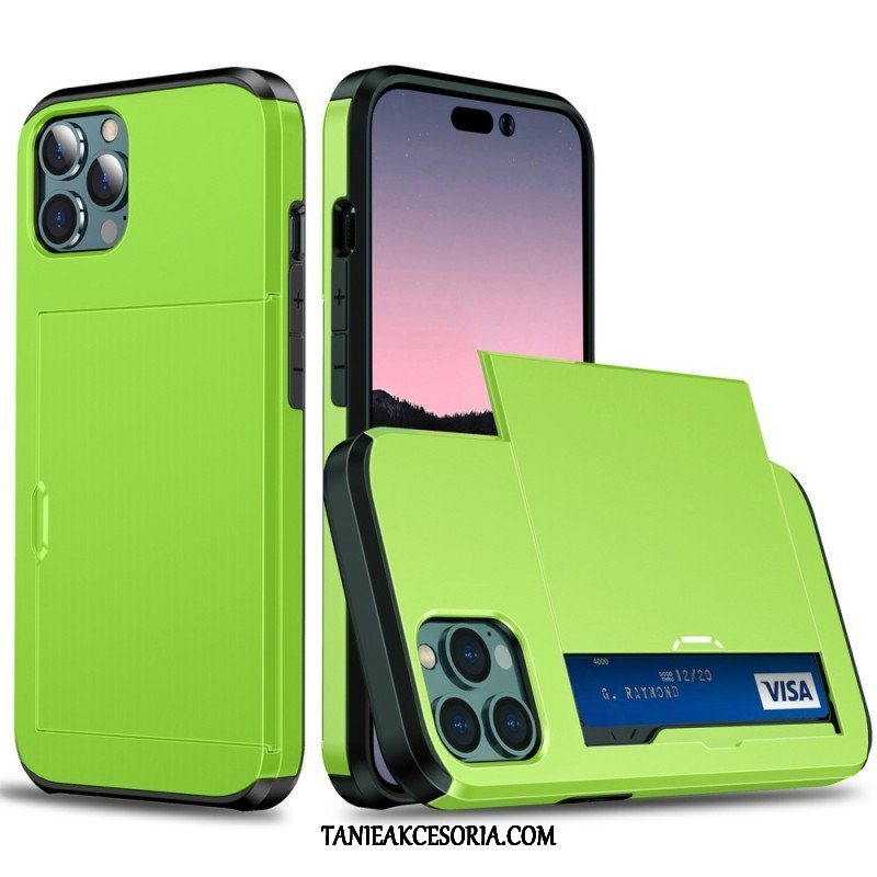 Etui do iPhone 14 Pro Max Dwa Zapinane Na Zamek Etui Na Karty