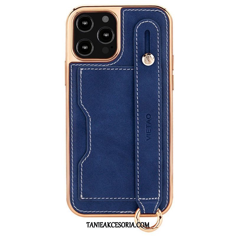 Etui do iPhone 14 Pro Max Etui Na Karty Z Paskiem Podtrzymującym Vietao