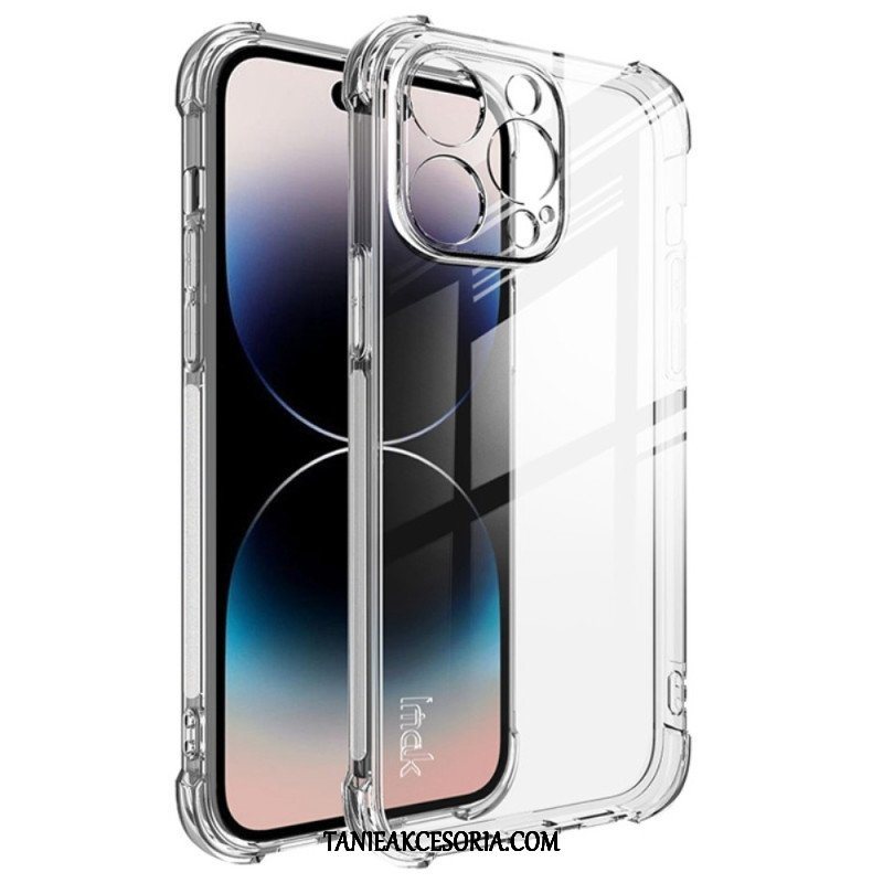 Etui do iPhone 14 Pro Max Przezroczyste Narożniki Poduszki Powietrznej Imak