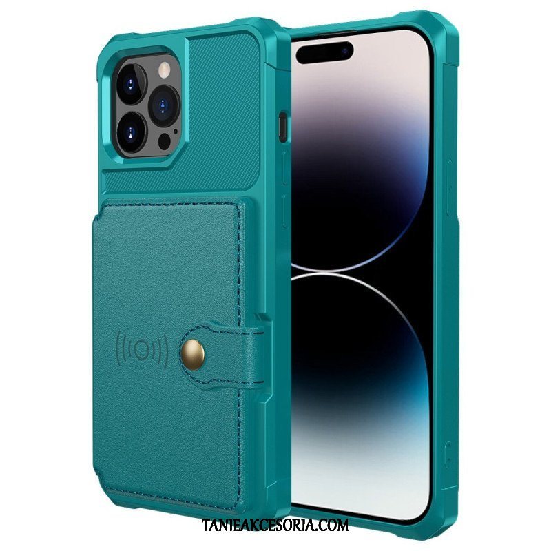 Etui do iPhone 14 Pro Max Zintegrowany Uchwyt Na Kartę