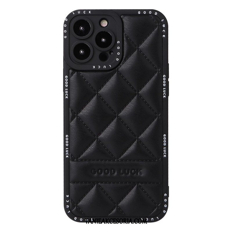 Etui do iPhone 14 Pro Powodzenia Pikowane