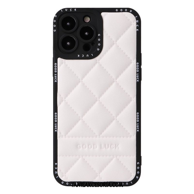 Etui do iPhone 14 Pro Powodzenia Pikowane