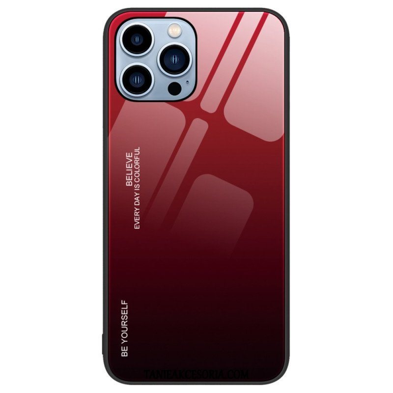 Etui do iPhone 14 Pro Szkło Hartowane Bądź Sobą