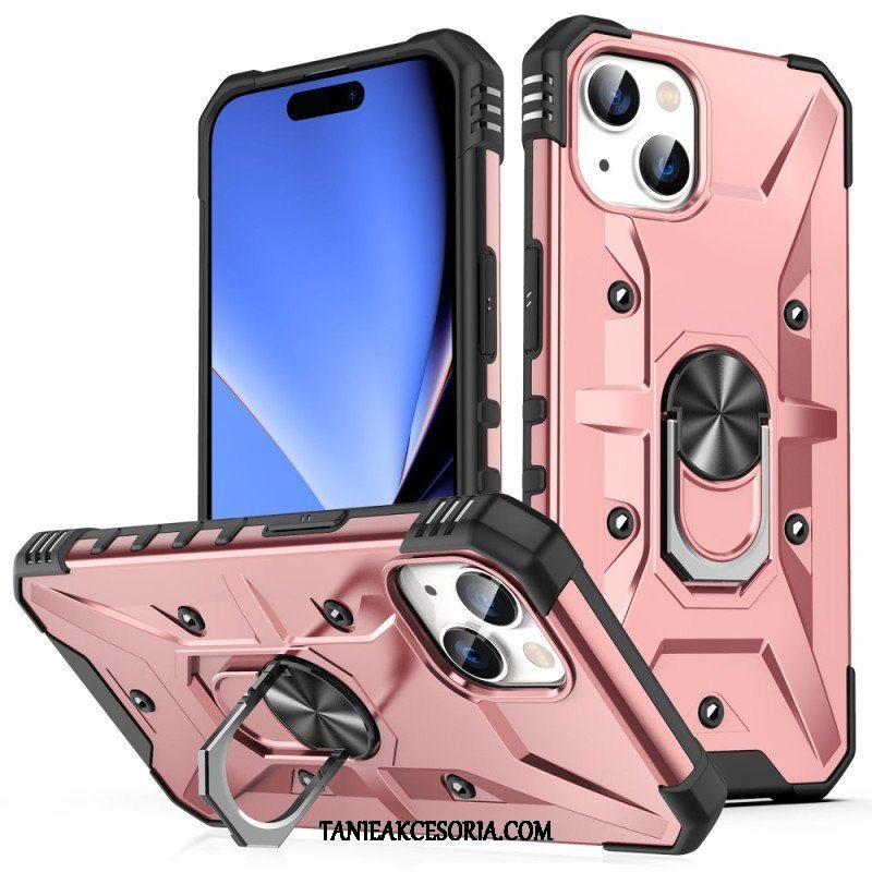 Etui do iPhone 15 Plus Magnetyczny Pierścień Podtrzymujący