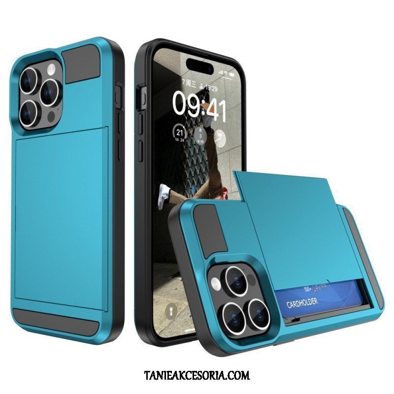 Etui do iPhone 15 Plus Zapinane Na Zamek Etui Na Karty