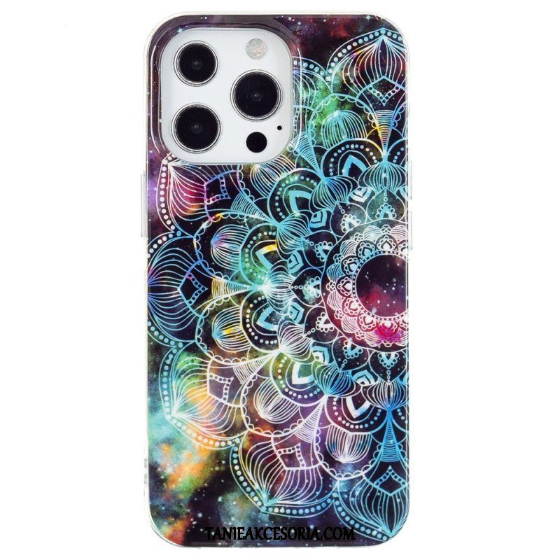 Etui do iPhone 15 Pro Max Mandala Fluorescencyjna