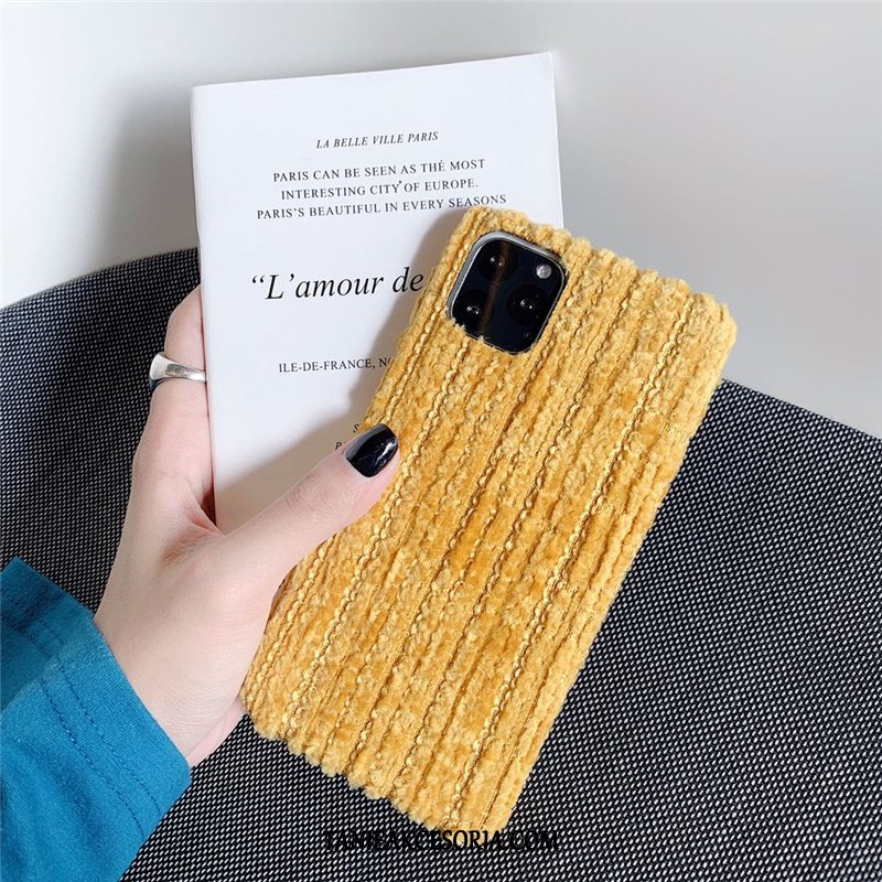 Etui iPhone 11 Pro Flanela Osobowość Moda, Obudowa iPhone 11 Pro Perfumowany Anti-fall Jednolity Kolor