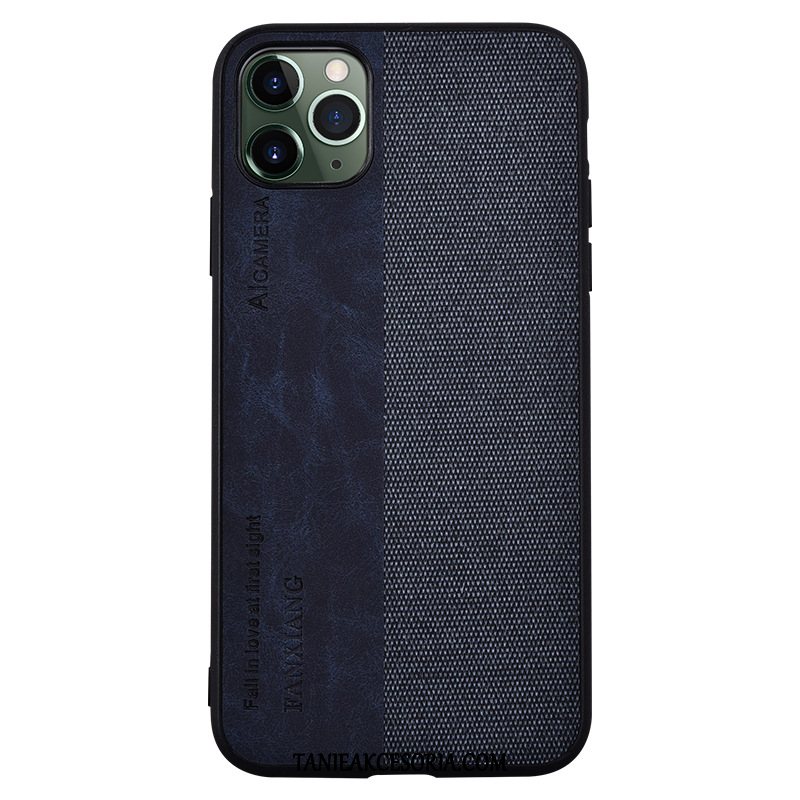 Etui iPhone 11 Pro Max Cienkie Zakochani Płótno, Pokrowce iPhone 11 Pro Max Oryginalny Modna Marka Wzór Braun