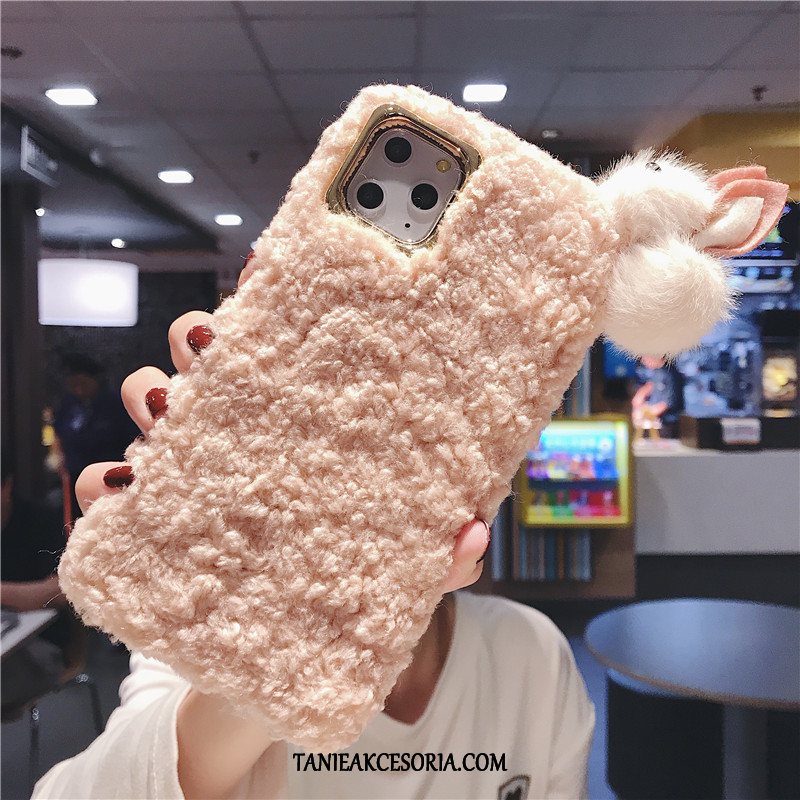 Etui iPhone 11 Pro Max Zakochani Bunny Zielony, Pokrowce iPhone 11 Pro Max Pluszowa Miękki Tendencja