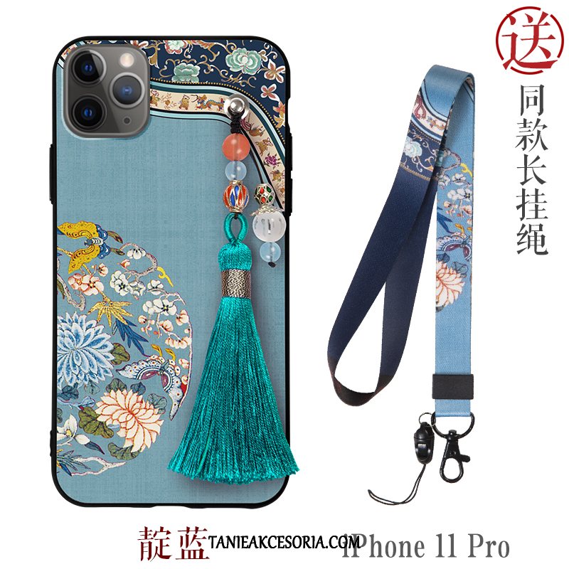 Etui iPhone 11 Pro Silikonowe Pałac Relief, Pokrowce iPhone 11 Pro All Inclusive Osobowość Cienka