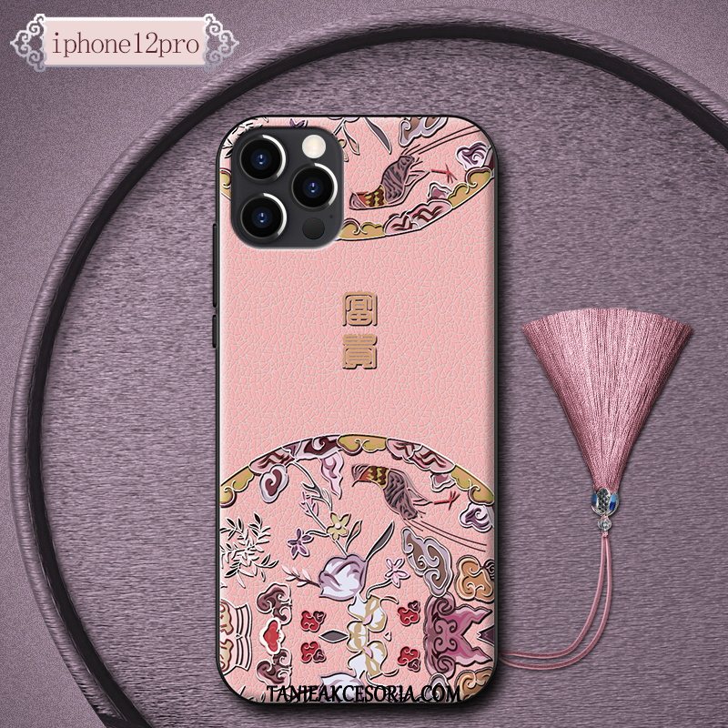 Etui iPhone 12 Pro All Inclusive Cienkie Kreatywne, Futerał iPhone 12 Pro Ochraniacz Tendencja Silikonowe