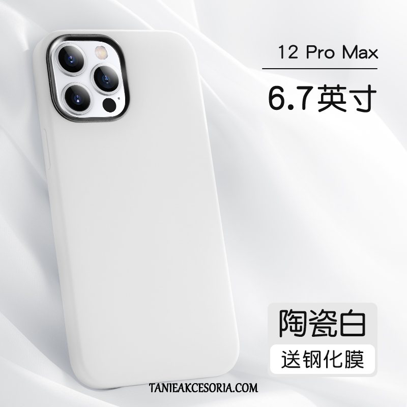 Etui iPhone 12 Pro Max All Inclusive Anti-fall Czerwony Netto, Obudowa iPhone 12 Pro Max Nowy Silikonowe Ochraniacz