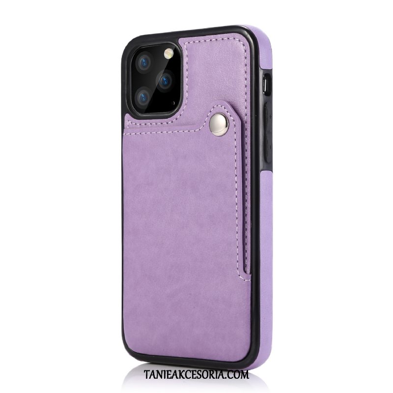 Etui iPhone 12 Pro Max Karta Telefon Komórkowy Skórzany, Futerał iPhone 12 Pro Max Braun