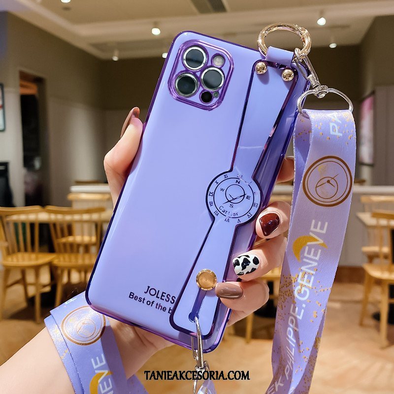 Etui iPhone 12 Pro Max Wspornik Poszycie Ochraniacz, Obudowa iPhone 12 Pro Max Purpurowy Cienkie Anti-fall