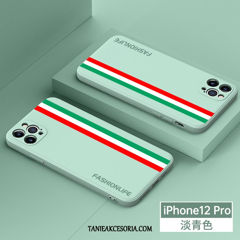 Etui iPhone 12 Pro Telefon Komórkowy Proste Silikonowe, Pokrowce iPhone 12 Pro Anti-fall Cienkie Kwadratowy