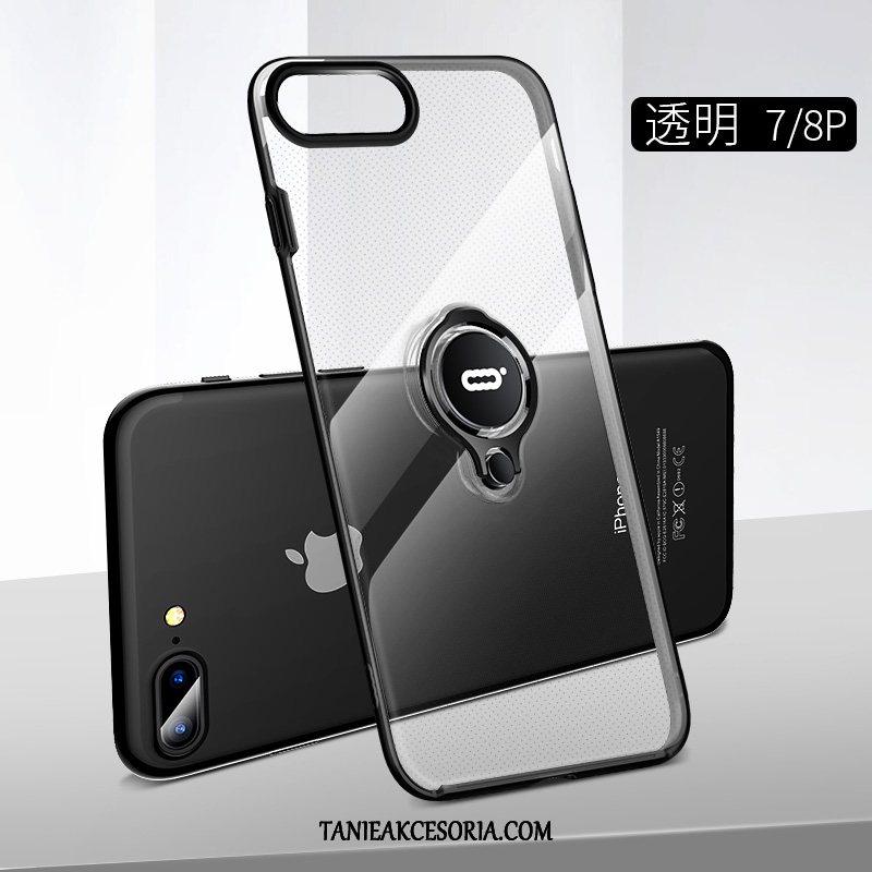 Etui iPhone 8 Plus Magnetyzm Ochraniacz Ring, Obudowa iPhone 8 Plus Wspornik Telefon Komórkowy Silikonowe