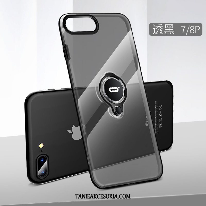 Etui iPhone 8 Plus Magnetyzm Ochraniacz Ring, Obudowa iPhone 8 Plus Wspornik Telefon Komórkowy Silikonowe