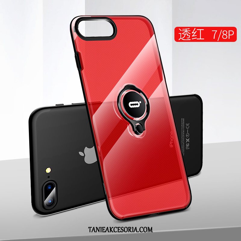 Etui iPhone 8 Plus Magnetyzm Ochraniacz Ring, Obudowa iPhone 8 Plus Wspornik Telefon Komórkowy Silikonowe