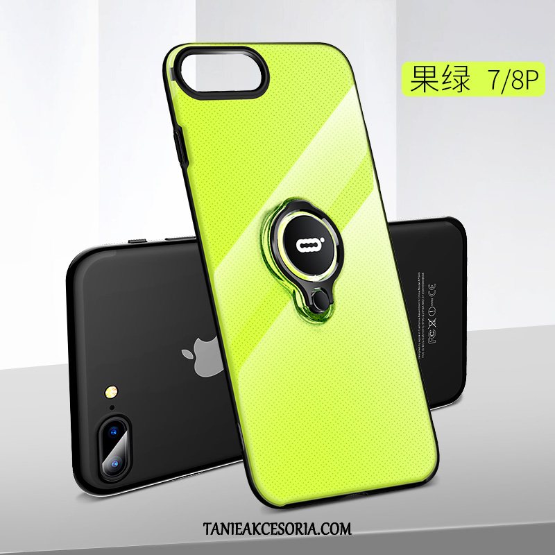 Etui iPhone 8 Plus Magnetyzm Ochraniacz Ring, Obudowa iPhone 8 Plus Wspornik Telefon Komórkowy Silikonowe