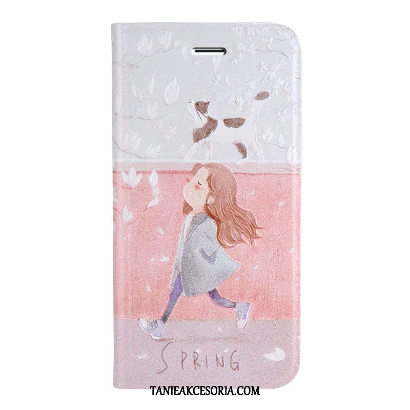 Etui iPhone 8 Silikonowe Biały Skórzany Futerał, Pokrowce iPhone 8 All Inclusive Relief Anti-fall