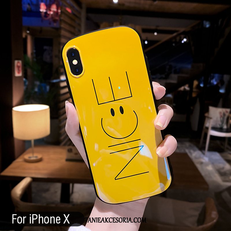 Etui iPhone X Osobowość Piękny Wysoki Koniec, Futerał iPhone X Kreatywne Smile Zakochani