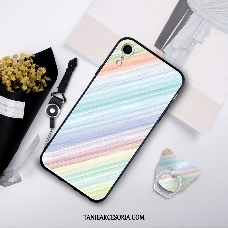 Etui iPhone Xr Nubuku Nowy Szary, Futerał iPhone Xr Szkło Hartowane All Inclusive Modna Marka