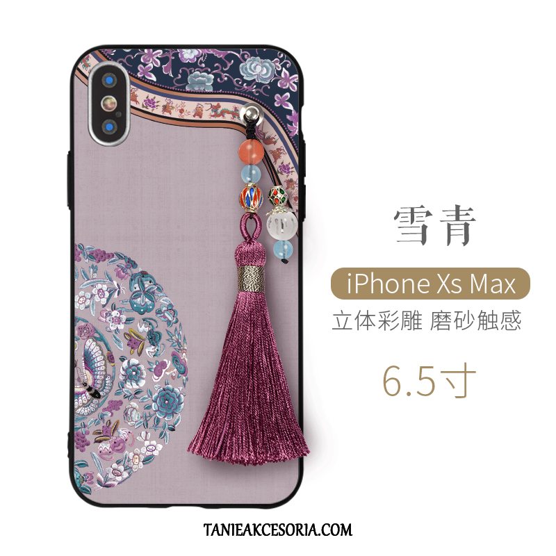 Etui iPhone Xs Max Chiński Styl All Inclusive Pałac, Pokrowce iPhone Xs Max Silikonowe Relief Cienkie