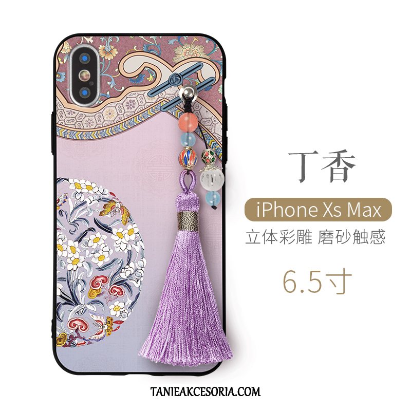 Etui iPhone Xs Max Chiński Styl All Inclusive Pałac, Pokrowce iPhone Xs Max Silikonowe Relief Cienkie