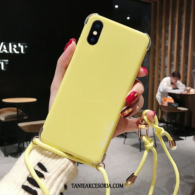 Etui iPhone Xs Wiszące Ozdoby Balon Wisząca Szyja, Futerał iPhone Xs Telefon Komórkowy Silikonowe Miękki