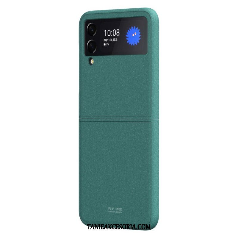 Futerały do Samsung Galaxy Z Flip 3 5G Etui Folio Styl Piaskowania