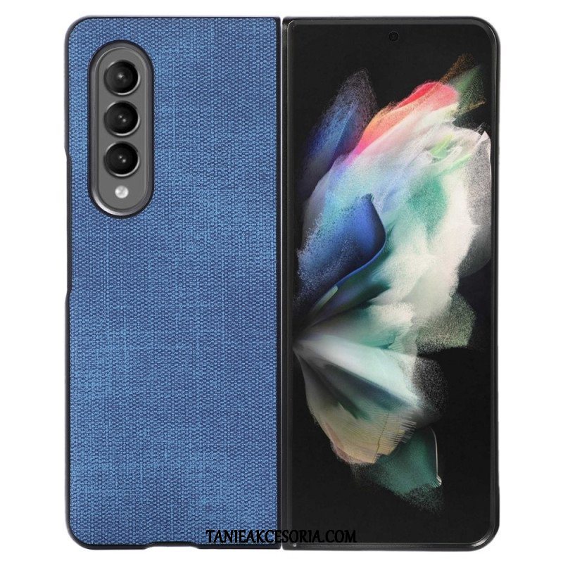 Futerały do Samsung Galaxy Z Fold 4 Tkana Sztuczna Skóra