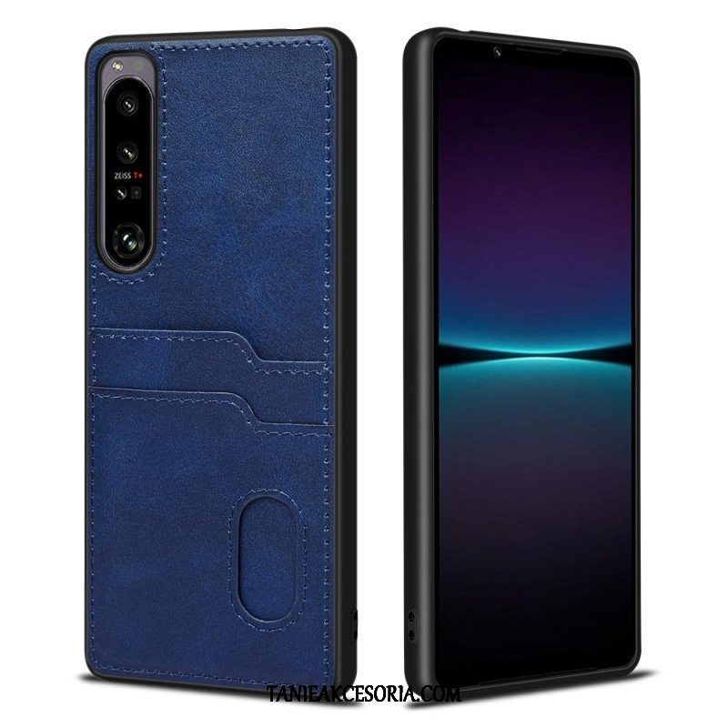 Futerały do Sony Xperia 1 IV Podwójny Uchwyt Na Kartę