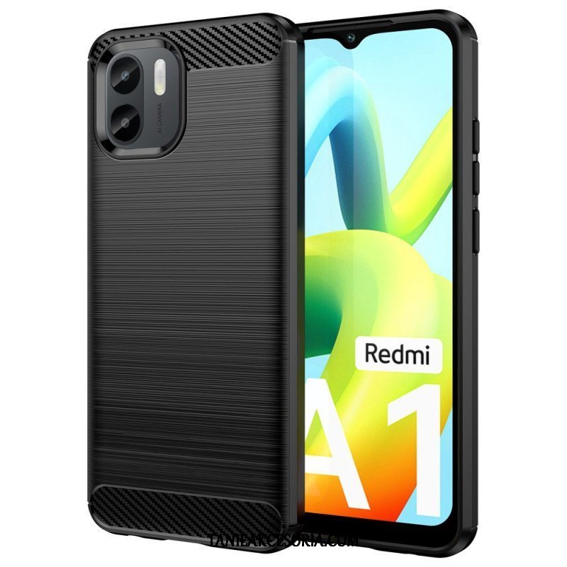 Futerały do Xiaomi Redmi A1 Szczotkowane Włókno Węglowe