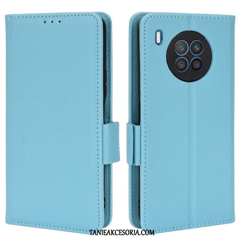 Obudowa Etui Na Telefon do Honor 50 Lite Etui Folio Flap Double Litchi Nowe Kolory